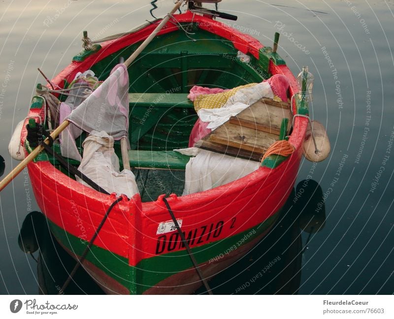 das wartende schiff Meer Wasserfahrzeug Einsamkeit Romantik Angeln Hafen Abend