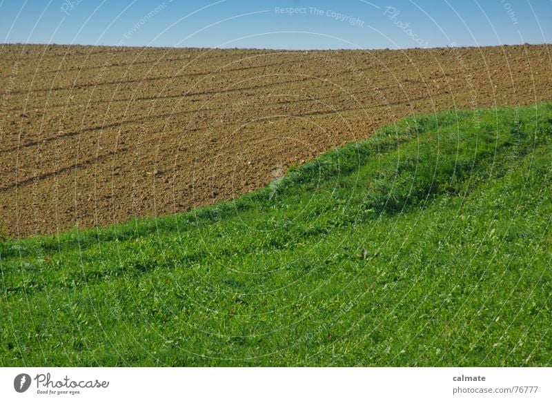 - agrarimpresionen III- Feld Wiese wandern was Erde Himmel Spuren Schönes Wetter formenspiel spatziergang für 1