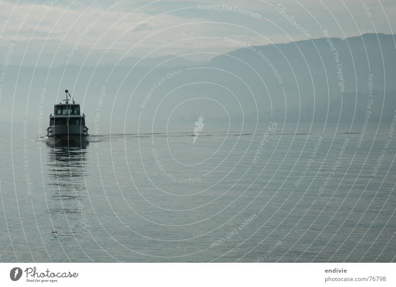 Morgendämmerung am Zürichsee Wasserfahrzeug See Zürich See Dämmerung kursschiff frühkurs