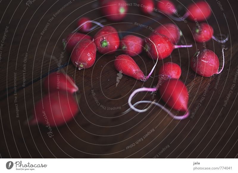 radiesle Lebensmittel Gemüse Radieschen Ernährung Bioprodukte Vegetarische Ernährung frisch Gesundheit lecker natürlich Appetit & Hunger Holztisch