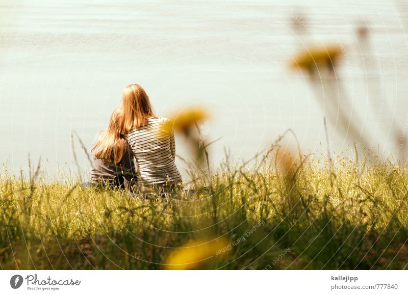 view of silence Freizeit & Hobby Mensch feminin Mädchen Frau Erwachsene Eltern Mutter Familie & Verwandtschaft Kindheit 2 8-13 Jahre 30-45 Jahre Umwelt Natur