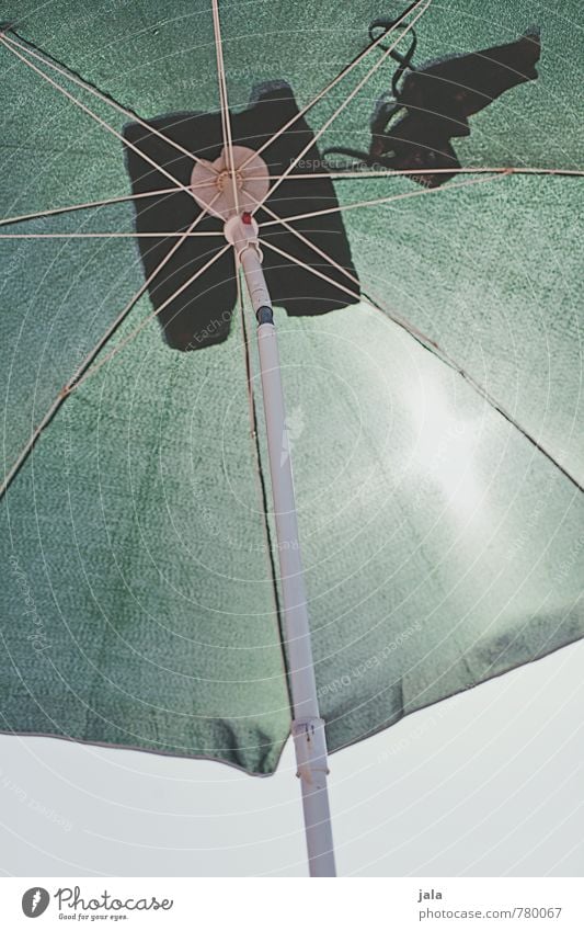 sonnenschirm Sommer Sommerurlaub Sonne Himmel Bekleidung Bikini Badehose Sonnenschirm Freundlichkeit heiß hell Wärme trocknen Farbfoto Außenaufnahme