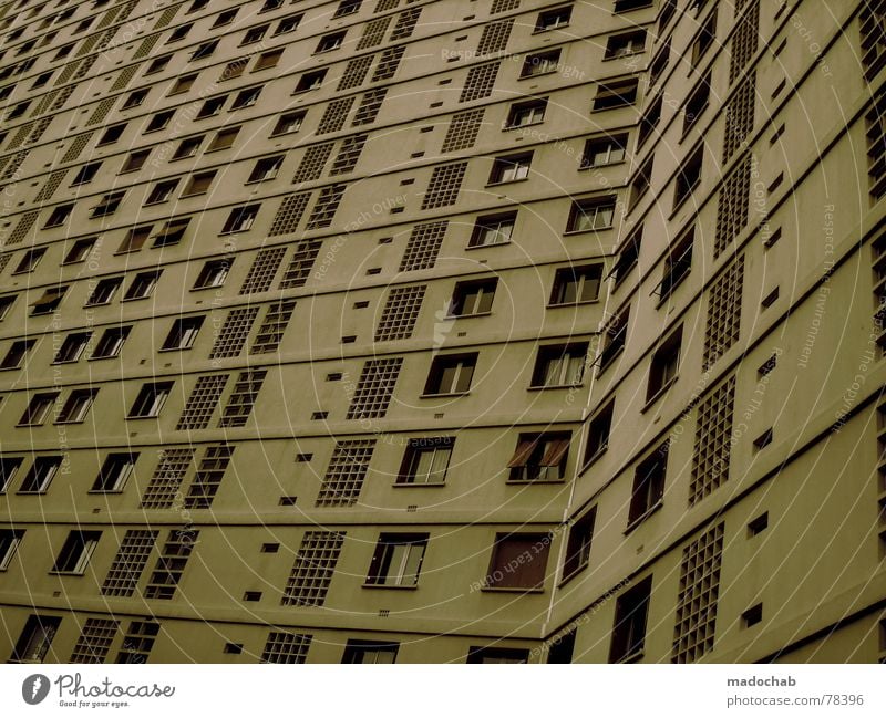 MARSEILLE Haus Hochhaus Gebäude Material Fenster live Block Beton Etage Vermieter Mieter trist Ghetto hässlich Stadt Design Bürogebäude Ladengeschäft