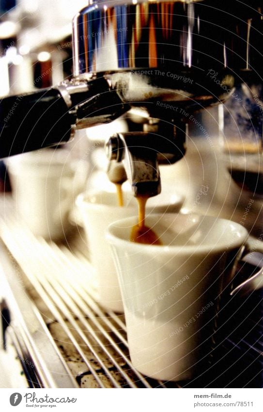 espresso 2 Café Espresso Italien Feinschmecker Lokal Bar genießen heiß braun Ernährung Theke Gastronomie Physik Koffein Rauschmittel Backwaren käffchen Kaffee