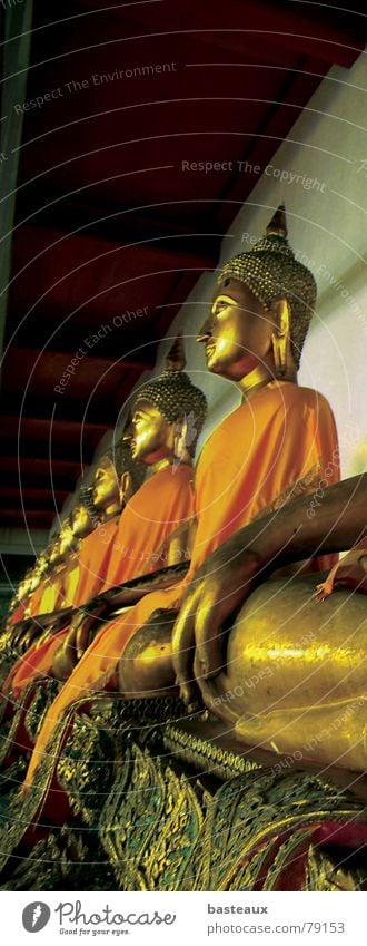 Buddhas Bangkok Buddhismus Statue Thailand Religion & Glaube Kunst Kultur buddahs Reihe Perspektive religionswissenschaft