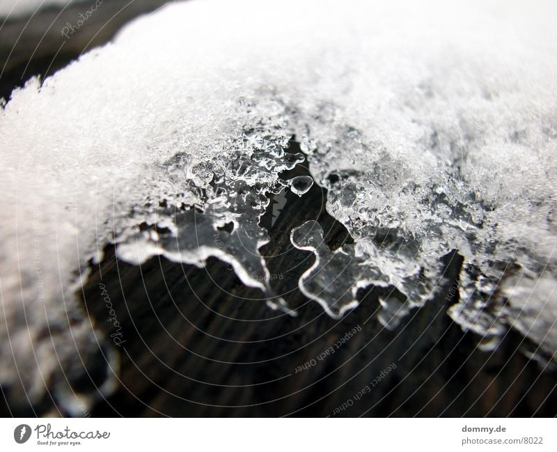 Eisbank Winter Tisch Häusliches Leben Bank Schnee kaz