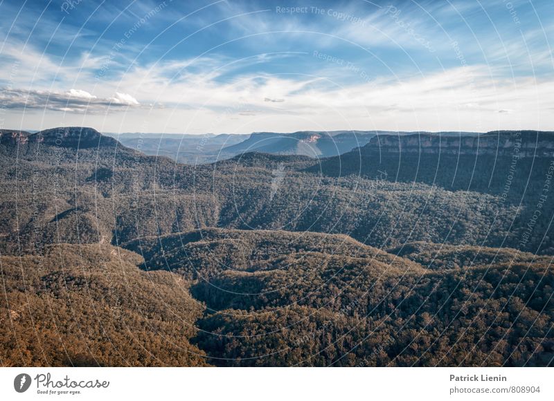 Blue Mountains II Wohlgefühl Zufriedenheit Sinnesorgane Erholung Ferien & Urlaub & Reisen Ausflug Abenteuer Ferne Freiheit Berge u. Gebirge wandern Umwelt Natur