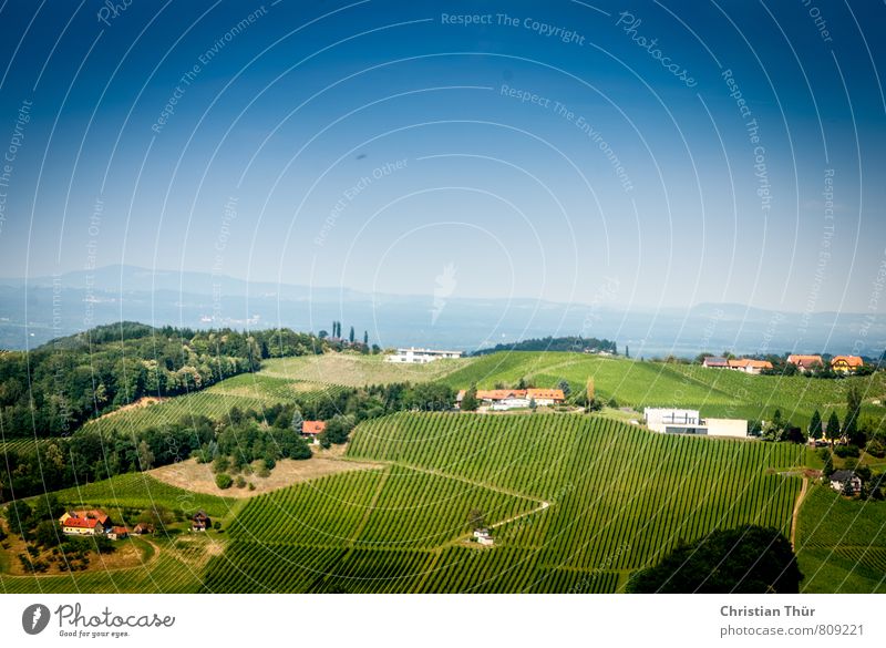 Panoramablick im Sommer Wellness Leben harmonisch Zufriedenheit Erholung Meditation Ferien & Urlaub & Reisen Tourismus Ausflug Berge u. Gebirge wandern Umwelt