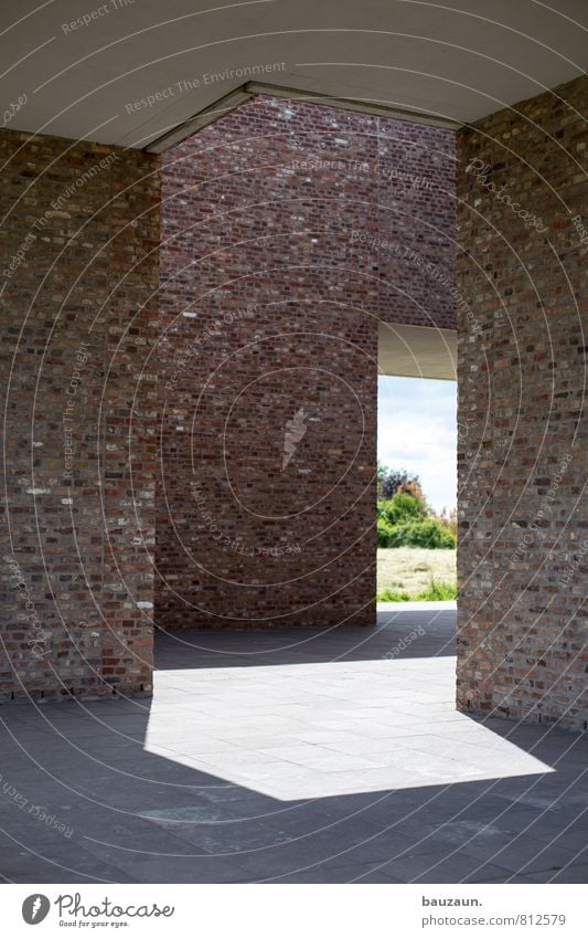 inside out. Ausflug Natur Landschaft Sonne Klima Schönes Wetter Pflanze Baum Park Bauwerk Gebäude Mauer Wand Fassade Wege & Pfade Stein Beton entdecken eckig