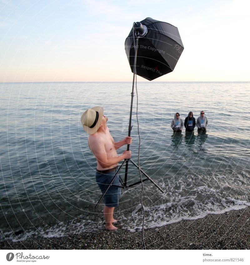 best boy still on set Technik & Technologie 4 Mensch Kunst Theaterschauspiel Bühne Schauspieler Veranstaltung Wasser Himmel Horizont Wellen Küste Strand Meer