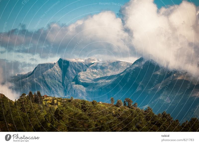 Mountains Ferien & Urlaub & Reisen Tourismus Ausflug Abenteuer Ferne Freiheit Sommer Sommerurlaub Natur Landschaft Pflanze Luft Himmel Wolken Horizont Sonne