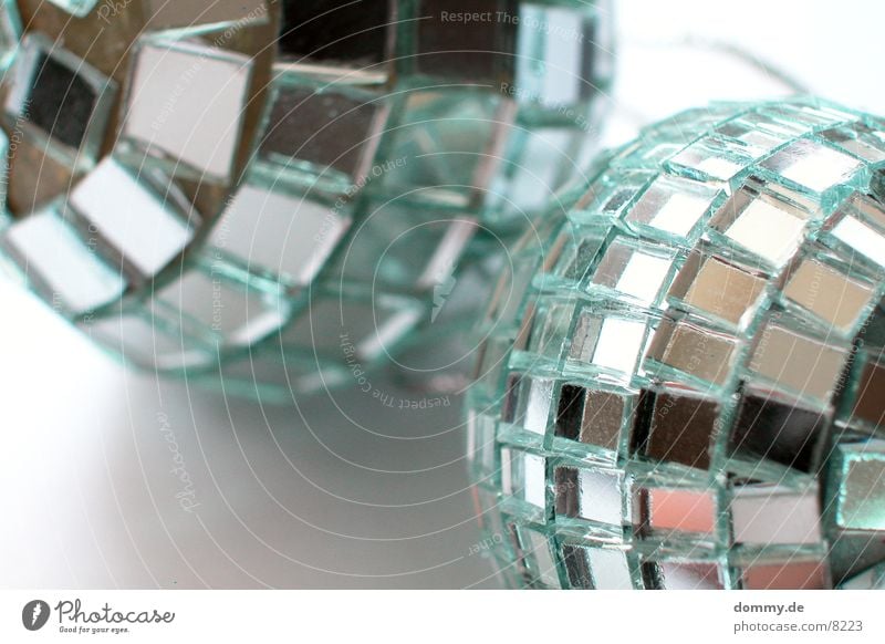 Home Disco Spiegel rund Makroaufnahme Nahaufnahme Kugel Glas reflektion