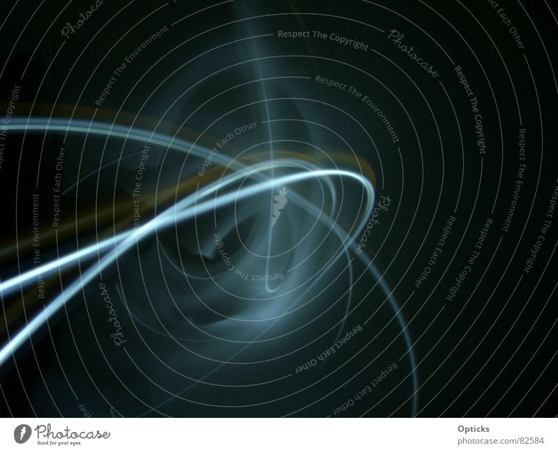 lightbox Lampe Licht Kreis Nebel Streifen Langzeitbelichtung Nacht Linie
