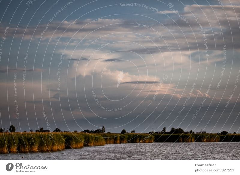 spannende Idylle Ferien & Urlaub & Reisen Ferne Freiheit Sommerurlaub Strand Meer Insel Wellen Umwelt Natur Landschaft Gewitterwolken Horizont Sonnenaufgang