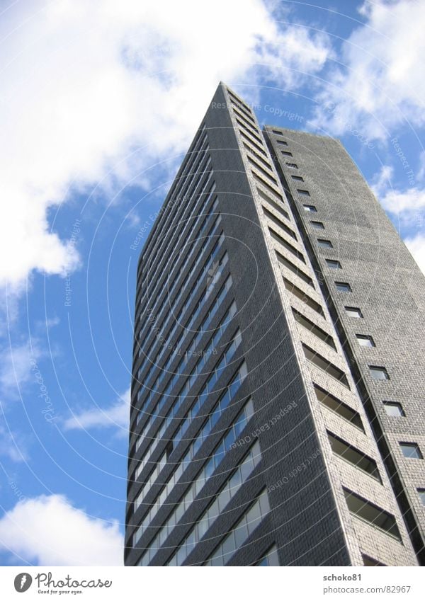 hochhaus in holland Himmel Hochhaus Niederlande Fassade campus breda sky rem koolhas