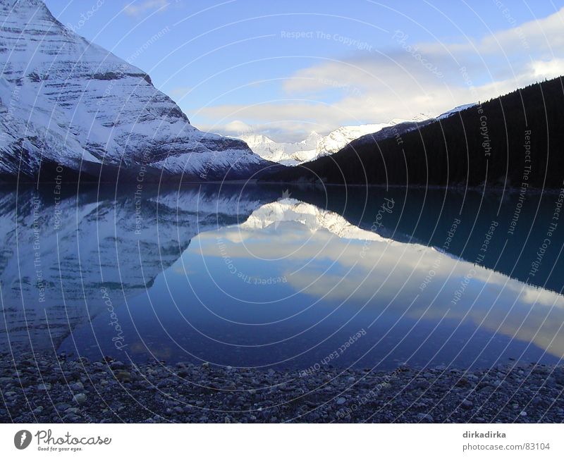 White Lake Gebirgssee Wolken Ferien & Urlaub & Reisen Spiegel Berge u. Gebirge Himmel Idylle nice