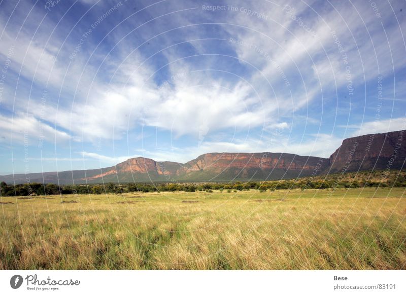 Entabeni Südafrika Afrika Nationalpark Wolken Entabeni Game Reserve Waterberg Hochplateau Berge u. Gebirge wildreservat