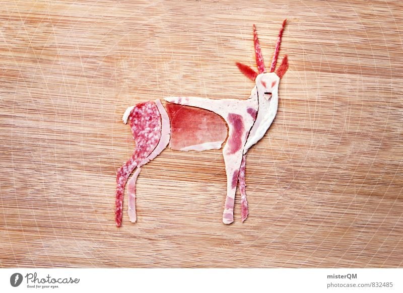 Wurstfreund. Guido Gazelle. Kunst ästhetisch Fleisch Fleischgerichte Fleischfresser Fleischesser Fleischskandal Fleischwurst Wurstwaren Wurstherstellung