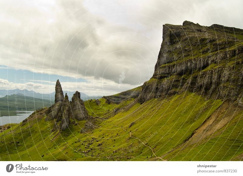 Old Man of Storr II | Isle of Skye, Scotland Ferien & Urlaub & Reisen Tourismus Ausflug Abenteuer Ferne Freiheit Expedition Sommer Sommerurlaub Berge u. Gebirge