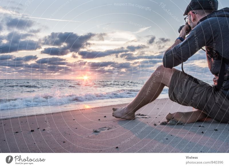 making of ... Ferien & Urlaub & Reisen Abenteuer Ferne Freiheit Sommer Sonne Strand Meer Wellen Umwelt Natur Landschaft Urelemente Himmel Sonnenaufgang