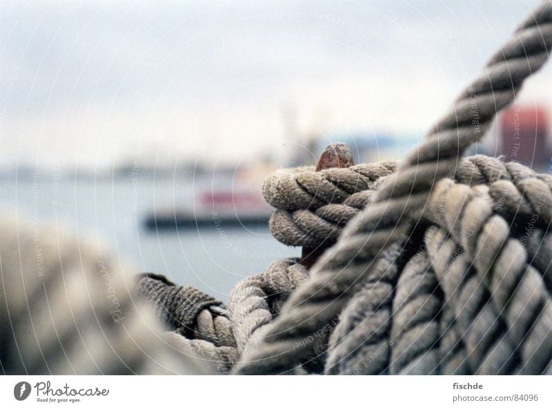 holt den Anker ein! See Seemann Hafencity Schiffstagebuch Wasserfahrzeug Meer Segelschiff Luv Schiffsbug Rostock Liegeplatz Schifffahrt Matrosenlied Seil