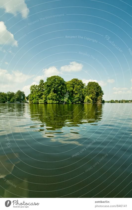 Valentinswerder Wasserfahrzeug Fluss Kanal Kanu Natur Schifffahrt See Sommer Küste Seeufer Flussufer Wasserstraße Tegel valentinswerder Insel Wellen