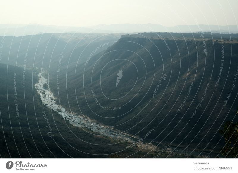 Oribi Gorge Ferien & Urlaub & Reisen Tourismus Ausflug Abenteuer Ferne Freiheit Sommer Umwelt Natur Landschaft Himmel Horizont Felsen Berge u. Gebirge Schlucht