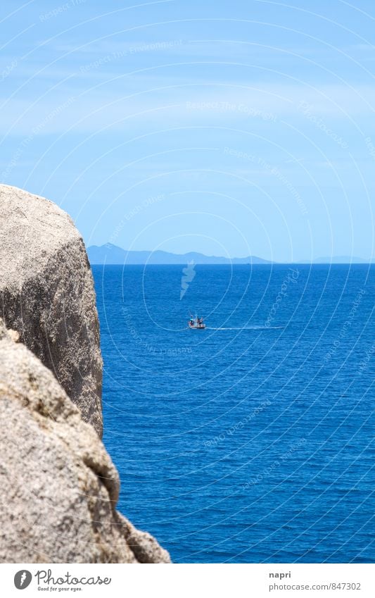 bis zum Horizont Ferien & Urlaub & Reisen Abenteuer Ferne Meer Insel "Thailand Koh Tao Koh Phangan" Wasser Erholung träumen Unendlichkeit blau Freiheit