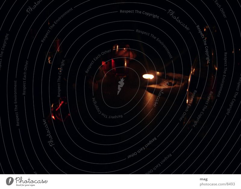 teelichter Teelicht dunkel Licht Mensch
