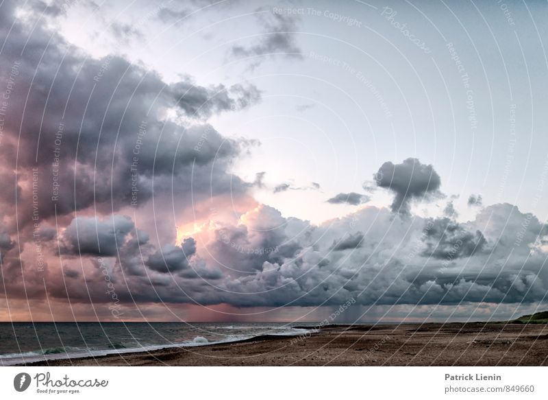 Wolken ziehen vorbei Sinnesorgane Erholung Meditation Ferien & Urlaub & Reisen Tourismus Ausflug Abenteuer Ferne Freiheit Umwelt Natur Landschaft Urelemente