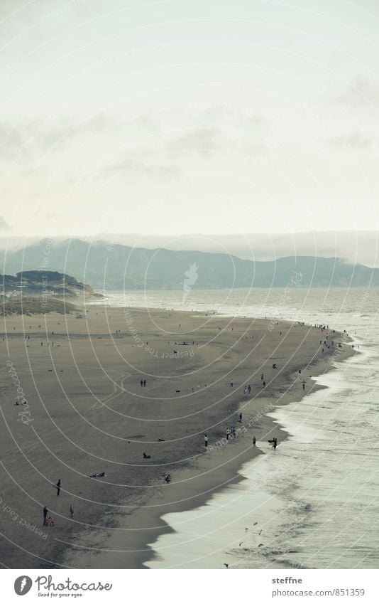 Alles fließt: Ocean Beach Natur Landschaft Wasser Wolken Frühling Sommer Herbst Winter Wind Wellen Küste Meer Schwimmen & Baden San Francisco ocean beach