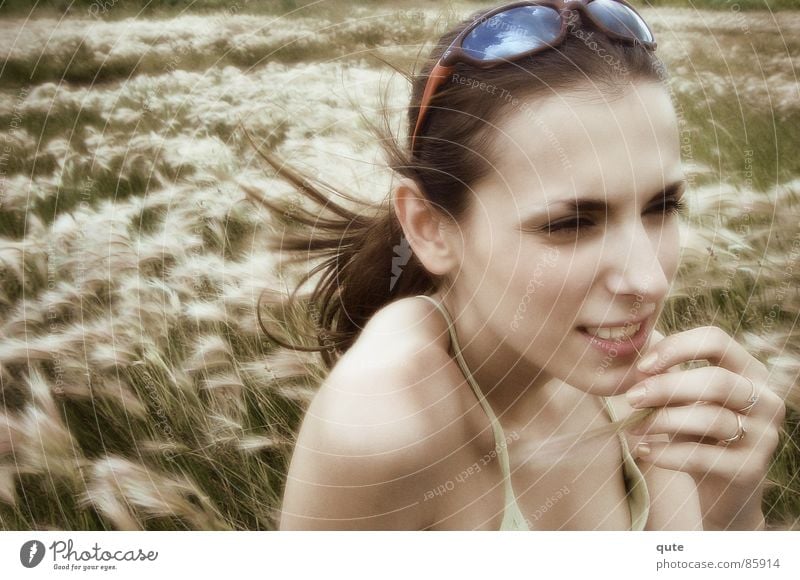 Lene Fräulein Waldwiese Pfriemengras Frau Ground Wind sunglasses