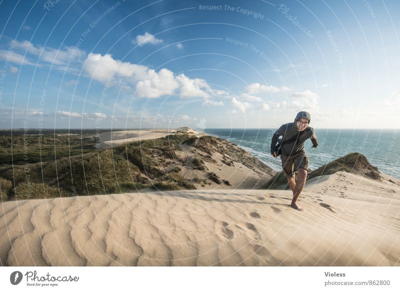 dune runner ... Ferien & Urlaub & Reisen Ausflug Abenteuer Ferne Sightseeing Expedition Sommer Sonne Strand Meer Natur Landschaft Urelemente Sand Sonnenlicht