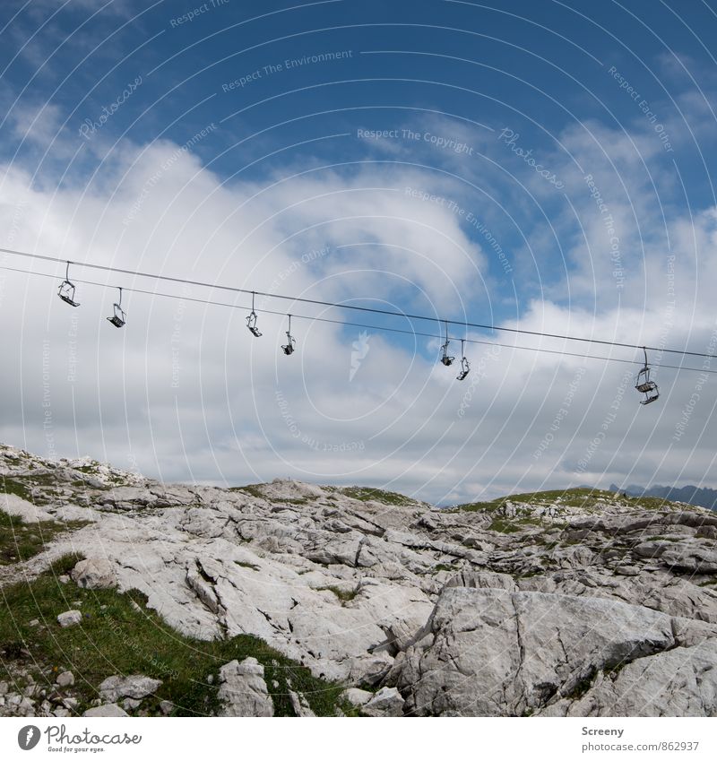 Abhängen Ferien & Urlaub & Reisen Tourismus Ausflug Sommer Berge u. Gebirge wandern Natur Landschaft Himmel Wolken Schönes Wetter Gras Alpen Nebelhorn (Berg)