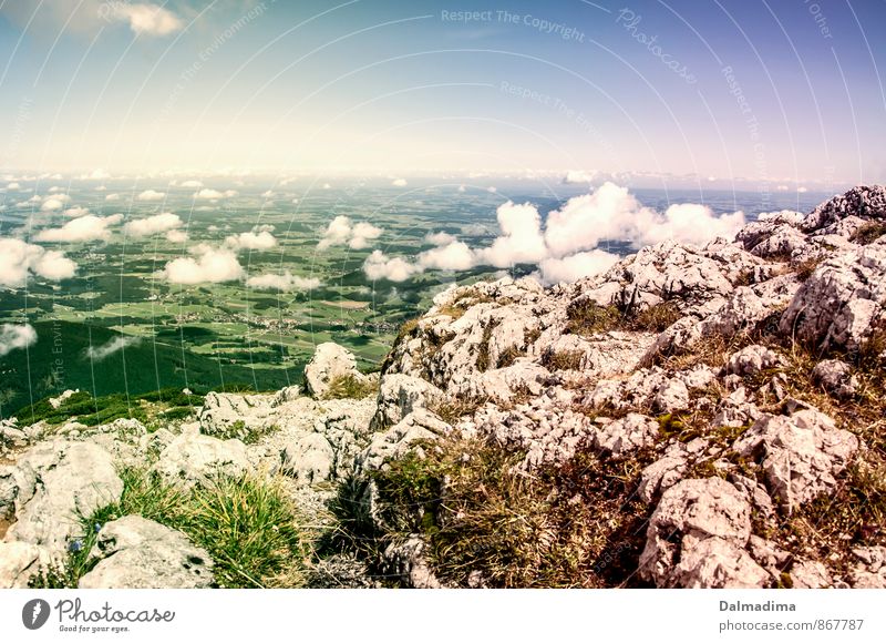 Staufen Ausblick Ausflug Abenteuer Ferne Freiheit Berge u. Gebirge Klettern Bergsteigen wandern Umwelt Natur Landschaft Urelemente Erde Luft Himmel Wolken