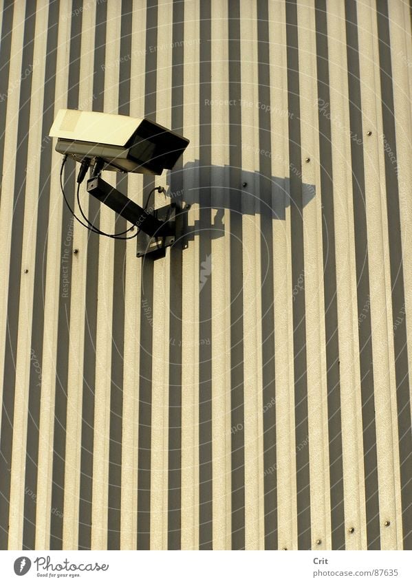 big brother See ungesetzlich Sicherheit camera Überwachungsstaat alone watch eye legal robot Mauer