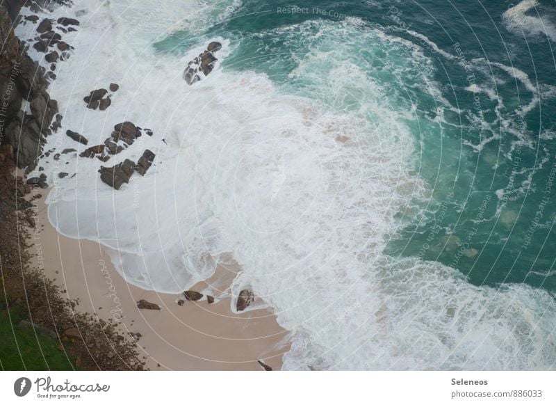 abgrundtief Ferien & Urlaub & Reisen Ausflug Abenteuer Ferne Freiheit Sommer Sommerurlaub Sonne Sonnenbad Strand Meer Wellen Umwelt Natur Landschaft Wasser