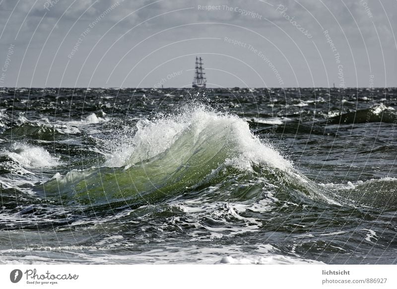 Goodbye, Fare You Well Natur Urelemente Wasser Himmel Horizont Wetter Unwetter Wind Sturm Küste Strand Nordsee Ostsee Meer Insel Schifffahrt Kreuzfahrt