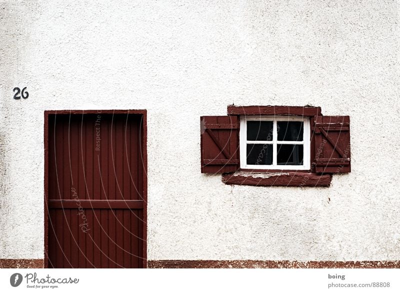 SUBURBANLOVE™ | 26 Gebäude Bauernhof Hof Haus Dorf Fenster Häusliches Leben live Architektur Handwerk Scheune Tür Tor Fensterladen Treppe Eingang Ausgang