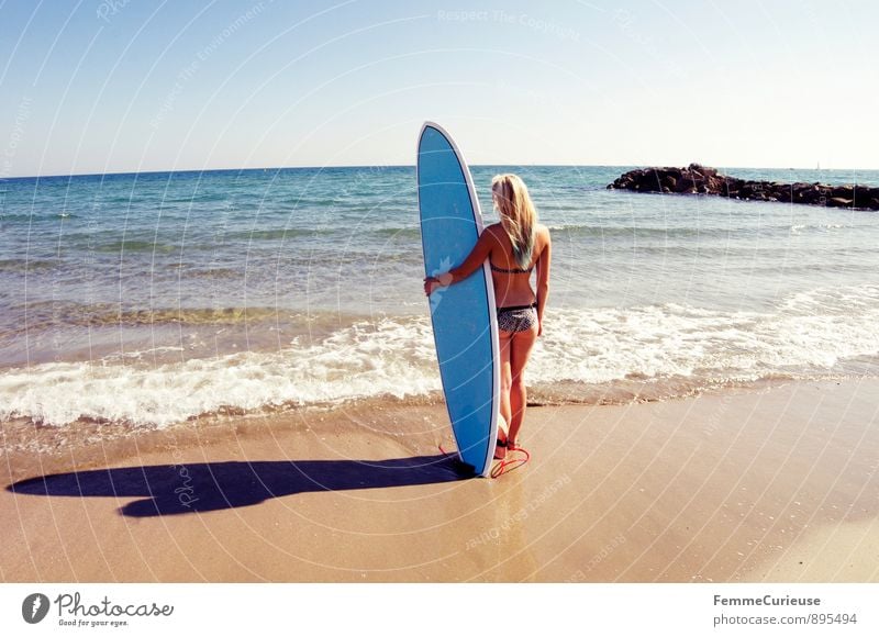 SurferGirl_06 Lifestyle sportlich Fitness Freizeit & Hobby Ferien & Urlaub & Reisen Tourismus Abenteuer Ferne Freiheit Sport feminin Junge Frau Jugendliche