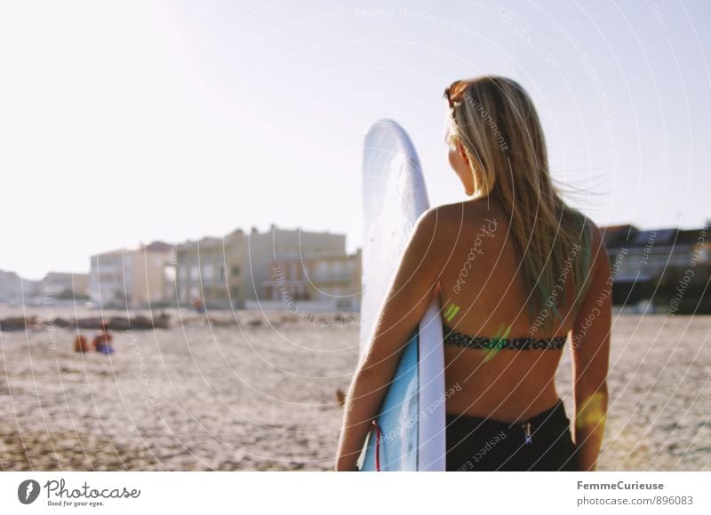 SurferGirl_03 Lifestyle sportlich Fitness Freizeit & Hobby Ferien & Urlaub & Reisen Tourismus Abenteuer Ferne Freiheit Sport feminin Junge Frau Jugendliche