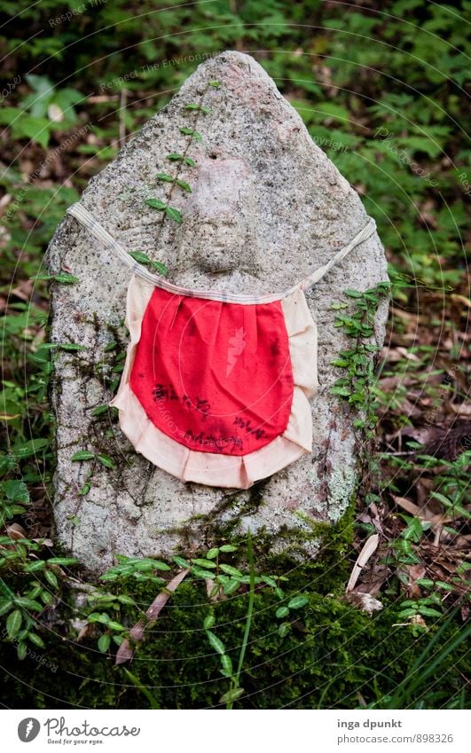 Looks like Japan Kultur Umwelt Natur Pflanze Wald Asien Fahne rein Ferien & Urlaub & Reisen Religion & Glaube Trauer Symbole & Metaphern Schintoismus Farbfoto