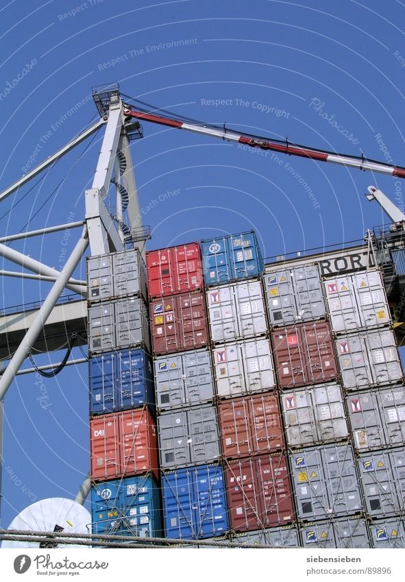 Container Love Wasserfahrzeug Meer Binnenhafen Güterverkehr & Logistik Schifffahrt Ware Handel Ladengeschäft Börse Stahl Verkehr Umsatz Frachter Industrie Hafen