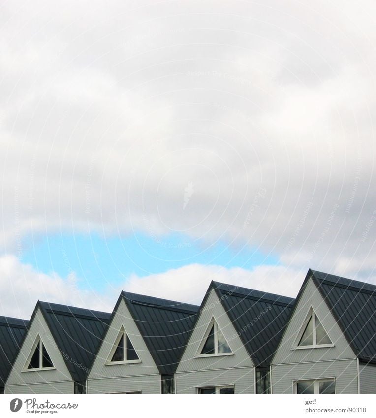 Ostsee Quartett 4 Haus Reihenhaus weiß Meer Gute Laune Feste & Feiern Zacken eckig Ecke Detailaufnahme Spitze blau Sand