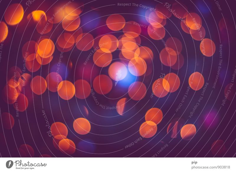 frontfocus Feste & Feiern Silvester u. Neujahr Farbe Weihnachten & Advent Unschärfe Licht Punkt Festbeleuchtung Lichterkette Stimmung Lichtpunkt glänzend