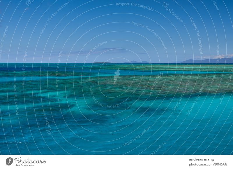 Blaue Weite Ferien & Urlaub & Reisen Tourismus Abenteuer Ferne Freiheit Meer Wasser Himmel Horizont Schönes Wetter Australien blau türkis Sehnsucht Heimweh