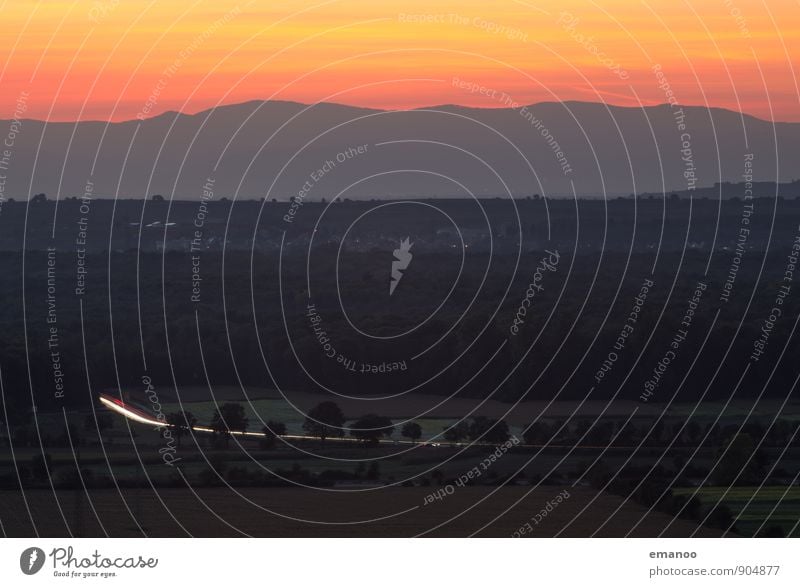 Es leuchtet am Oberrhein Ferien & Urlaub & Reisen Ausflug Ferne Freiheit Berge u. Gebirge wandern Natur Landschaft Himmel Wolken Horizont Sonnenaufgang