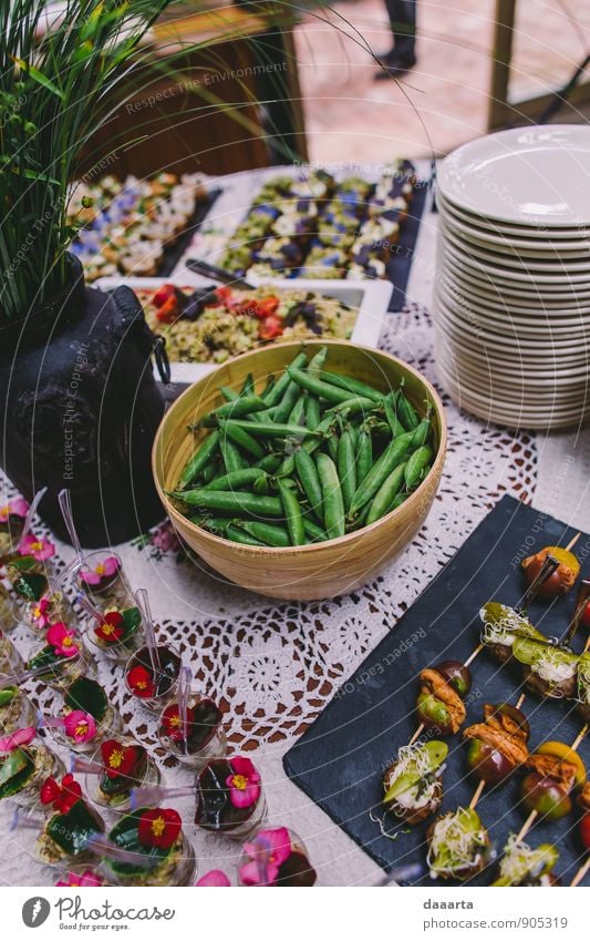 Snacks Lebensmittel Gemüse Salat Salatbeilage Dessert Kräuter & Gewürze Erbsen Ernährung Büffet Brunch Bioprodukte Vegetarische Ernährung außergewöhnlich