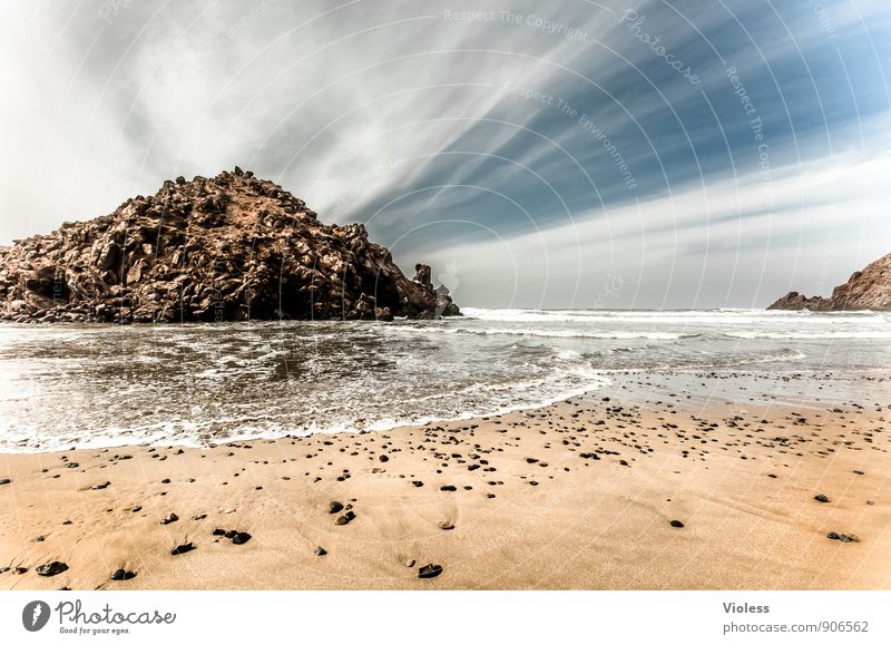 there was a .... Ferien & Urlaub & Reisen Tourismus Ausflug Abenteuer Ferne Freiheit Sommer Sonne Strand Meer Wellen Umwelt Natur Landschaft Urelemente Erde