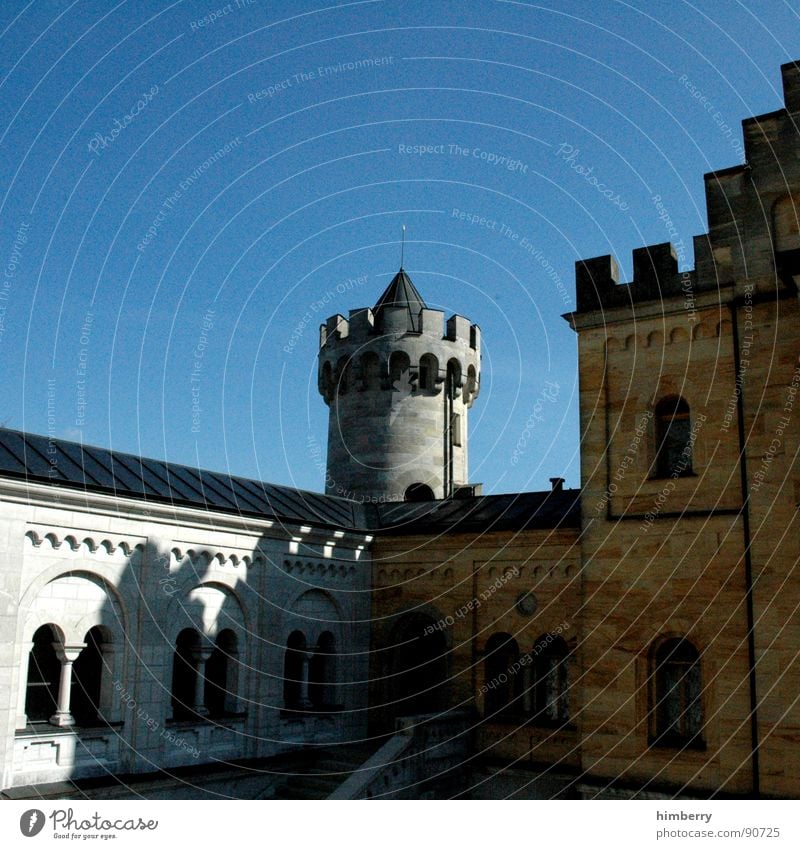 eternal mystery IV Neuschwanstein Palast Rückzug Wachturm historisch Wahrzeichen Denkmal Burg oder Schloss castle king prince palace Turm König princess kingdom